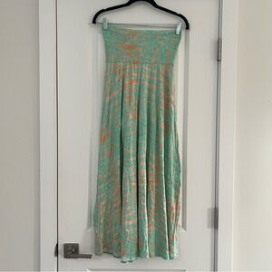 Mint and Orange Women's Skirt